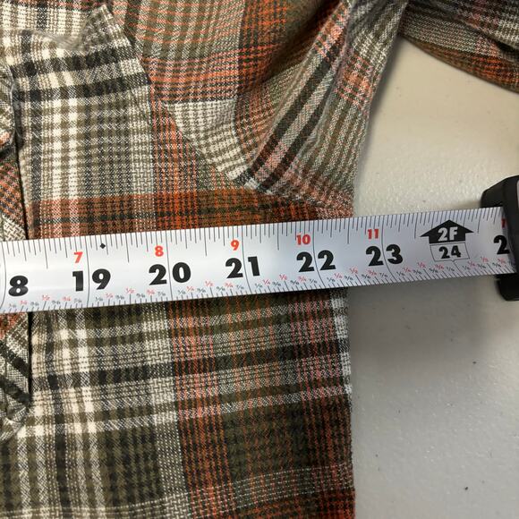 Harley Davidson Mens Long Sleeve Shirt Large Button Up Plaid Pocket Motorcycle - Picture 5 of 9